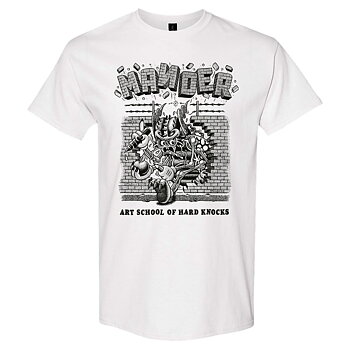 MANDER - Art School of Hard Knocks T-shirt