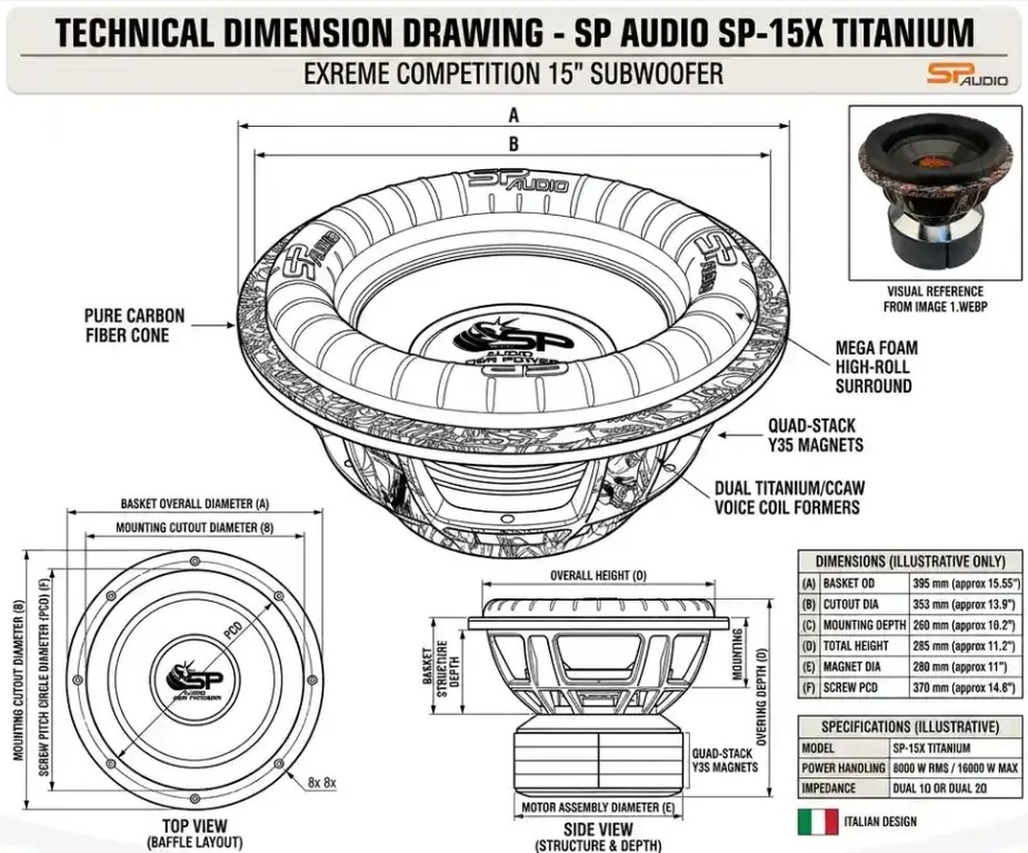 SPAUDIO SP-15X TiTANiUM - 9