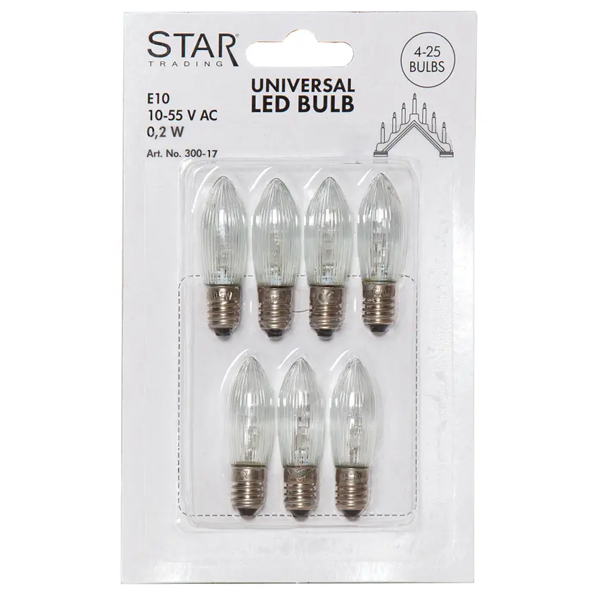 Reservlampa LED 7/fp Klar - 2