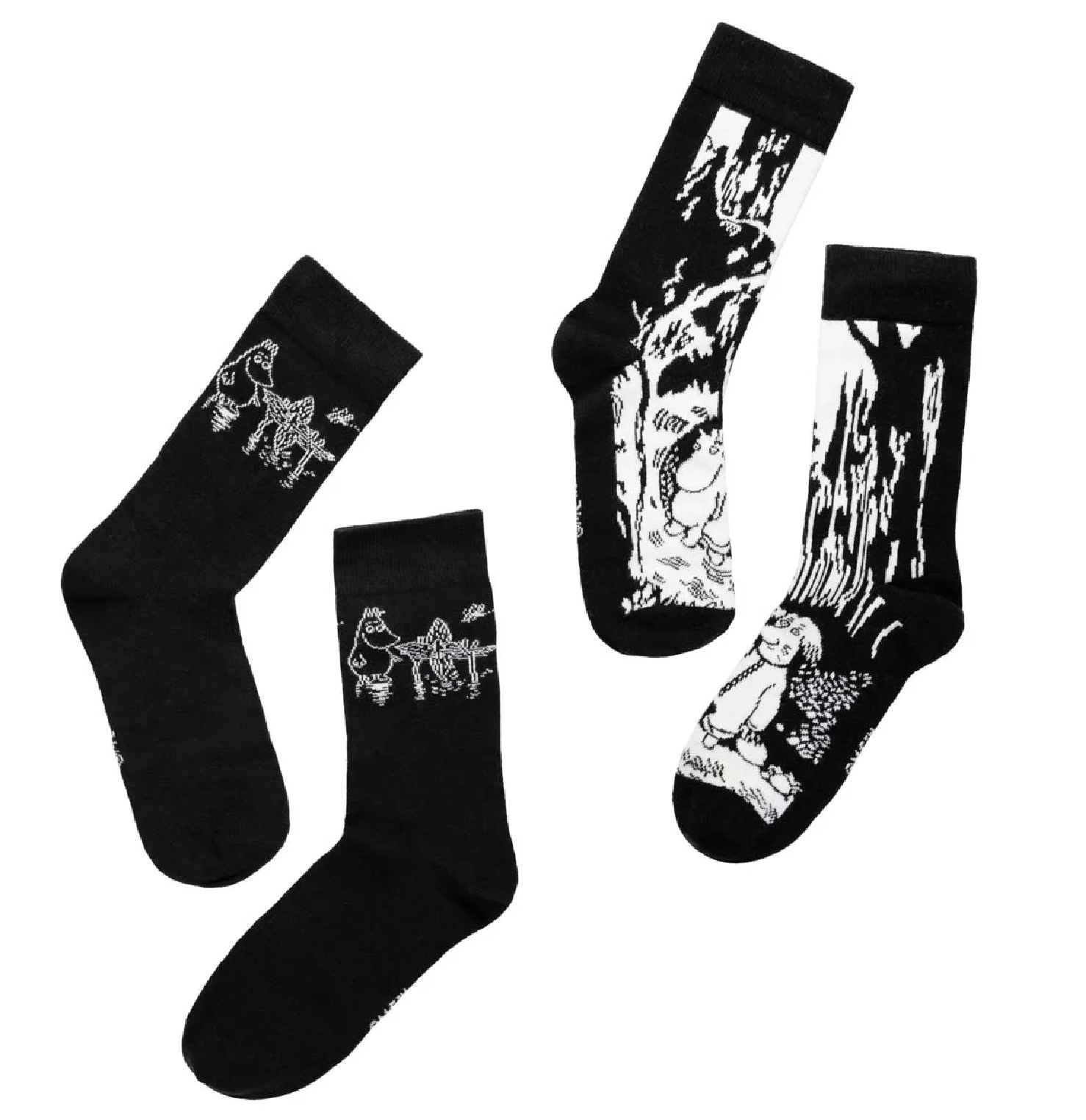Moomin Adult Socks Gift Set - Together (Choose from different sizes) - 4