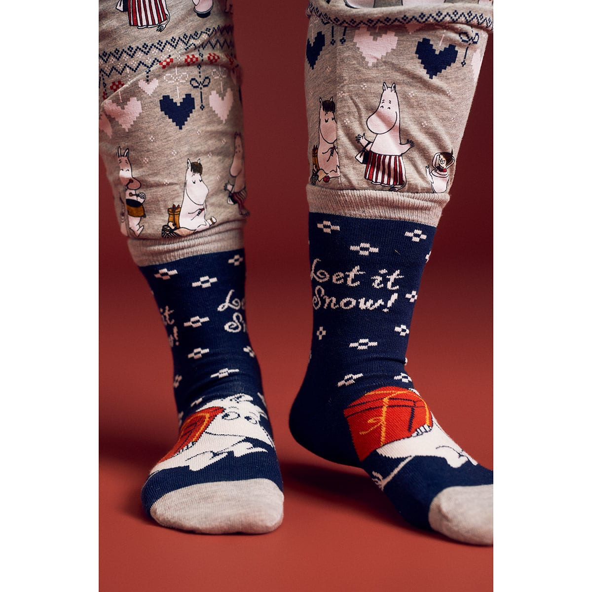 Moomin Adult Socks - Gift Set, Dark Blue - 2