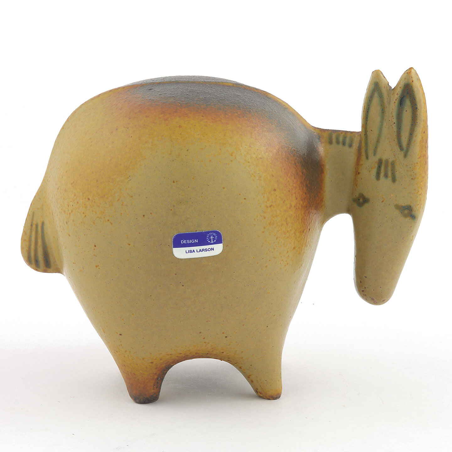 Diligent Computer Lisa Larson (Large Zoo 1959) Diligent Donkey 12/10 cm (2)
