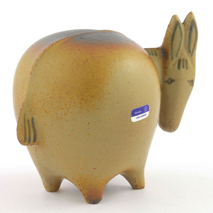 Lisa Larson (Large Zoo 1959) Diligent Donkey 12/10 cm (2)