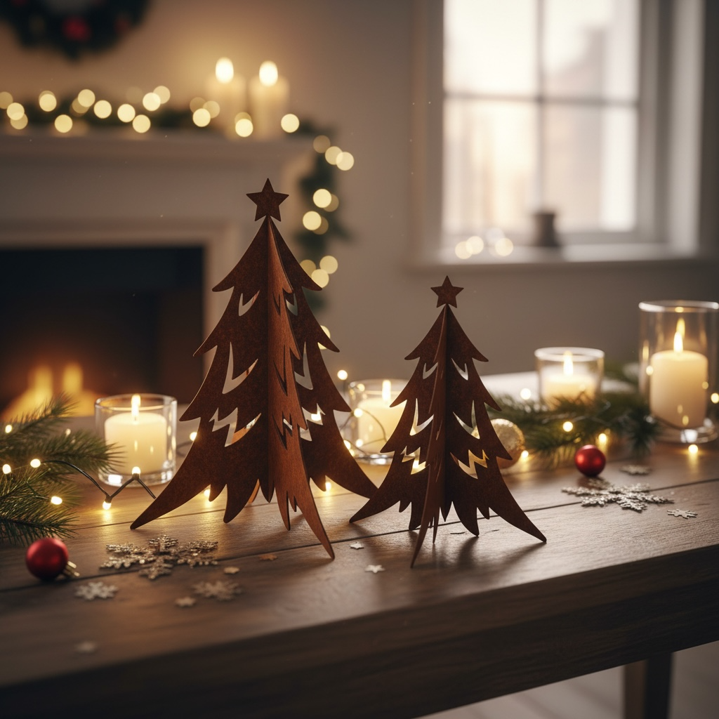 Julgranar 3D i set