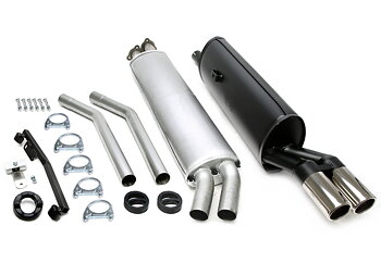 TA Technix komplett avgassystem BMW E28/E24 520i/525i/528i/628CSi – 2x70 mm