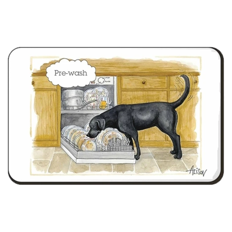 Kylskåpsmagnet Alisons Animals Hundmotiv Pre-Wash