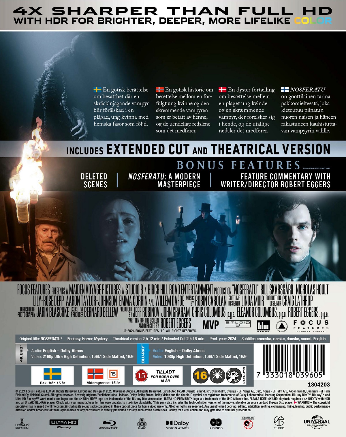 Nosferatu (Limited Edition Steelbook) (4K Ultra HD + Blu-ray) - 2