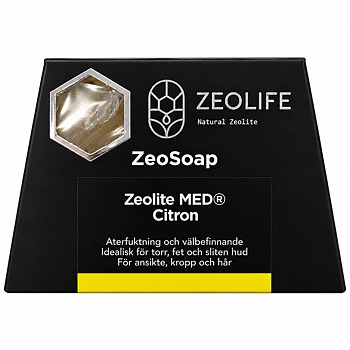 ZEOLIFE ZeoSoap – Naturlig Zeolittvål med Citron 125 g | Grekland