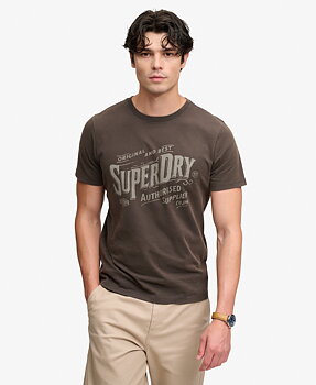 Superdry - Vintage Workwear Tee - Carbon Black
