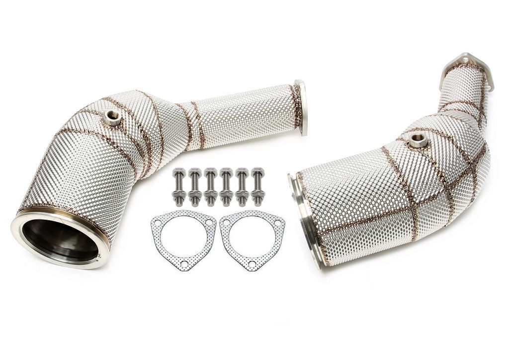 TA Technix downpipe Audi RS6 C8/RS7 4KA – utan katalysator med värmesköld - 2