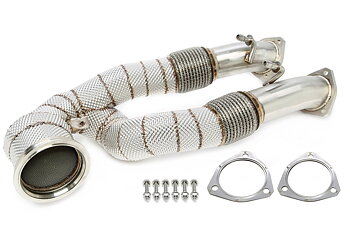 TA Technix downpipe Audi TT RS 8J/RS3 8P/RS Q3 8U – katalysator och värmesköld
