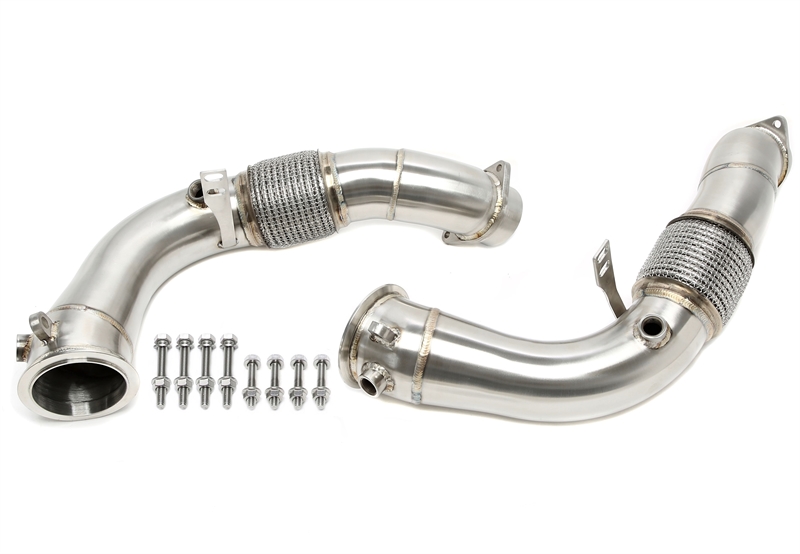TA Technix downpipe BMW 760i G70/X5/X6/X7 M60i S68 – utan katalysator med flexrör - 2