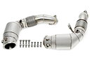 TA Technix downpipe BMW 760i G70/X5/X6/X7 M60i S68 – katalysator och värmesköld