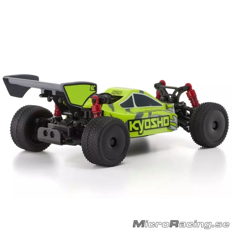 KYOSHO - MINI-Z MB010 4WD Inferno MP9 TKI Vit/Gul - Ready To Run - 3