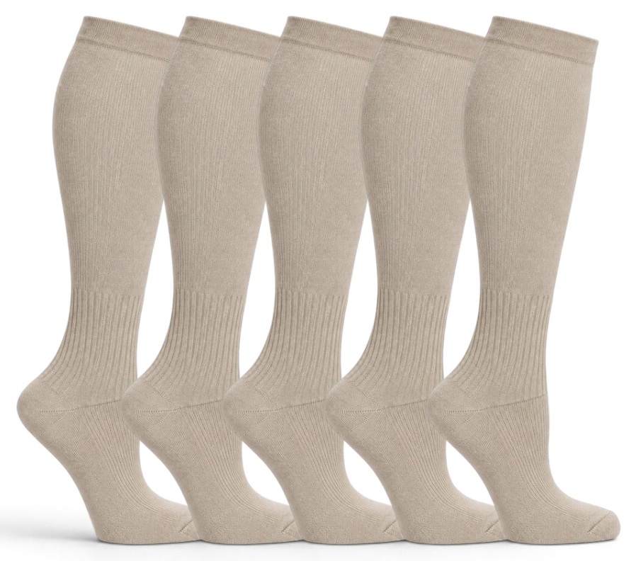 5-Pack Sthlm Sock Co. Stödstrumpor Sand