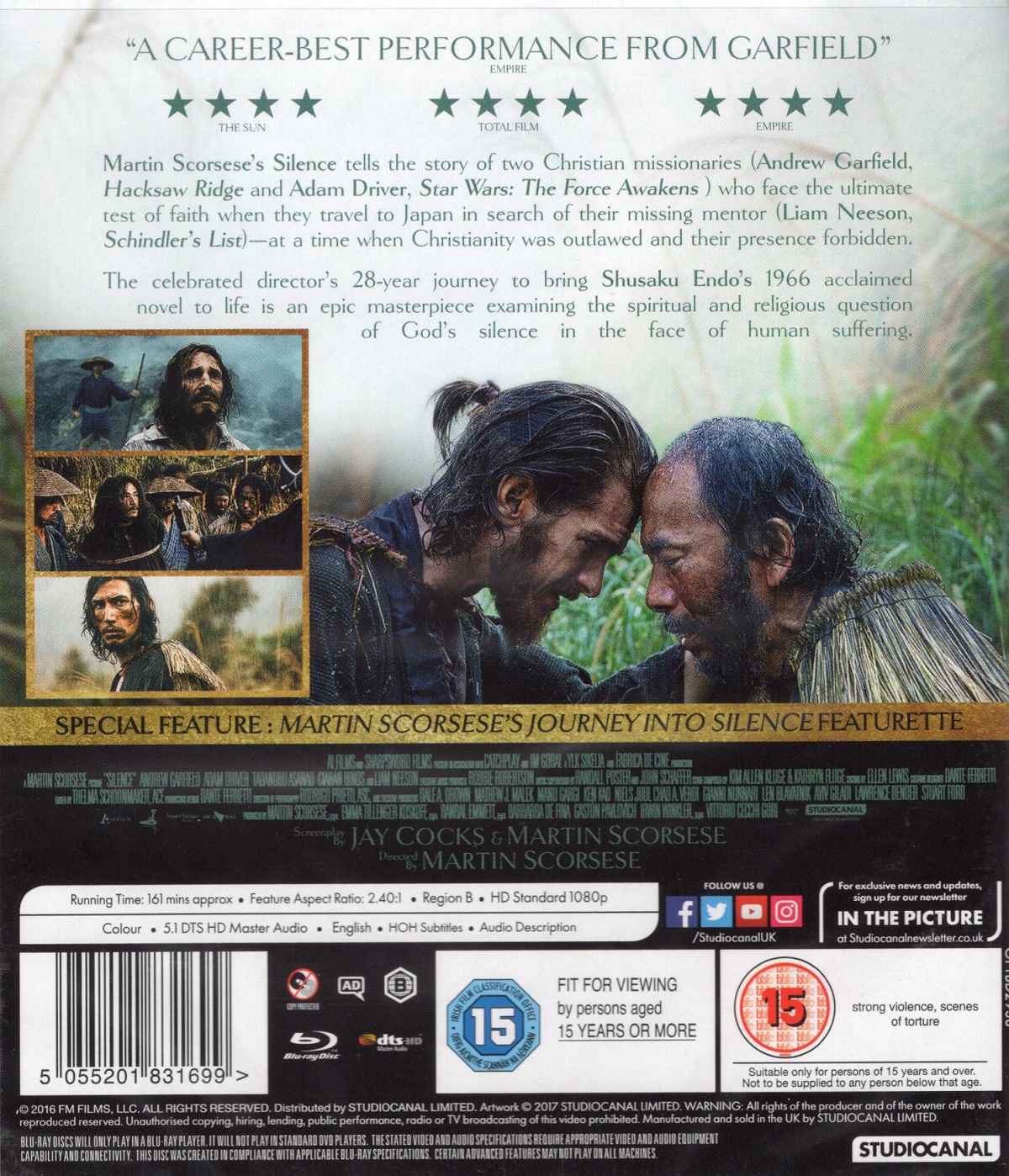 Silence (ej svensk text) (Blu-ray) - 2