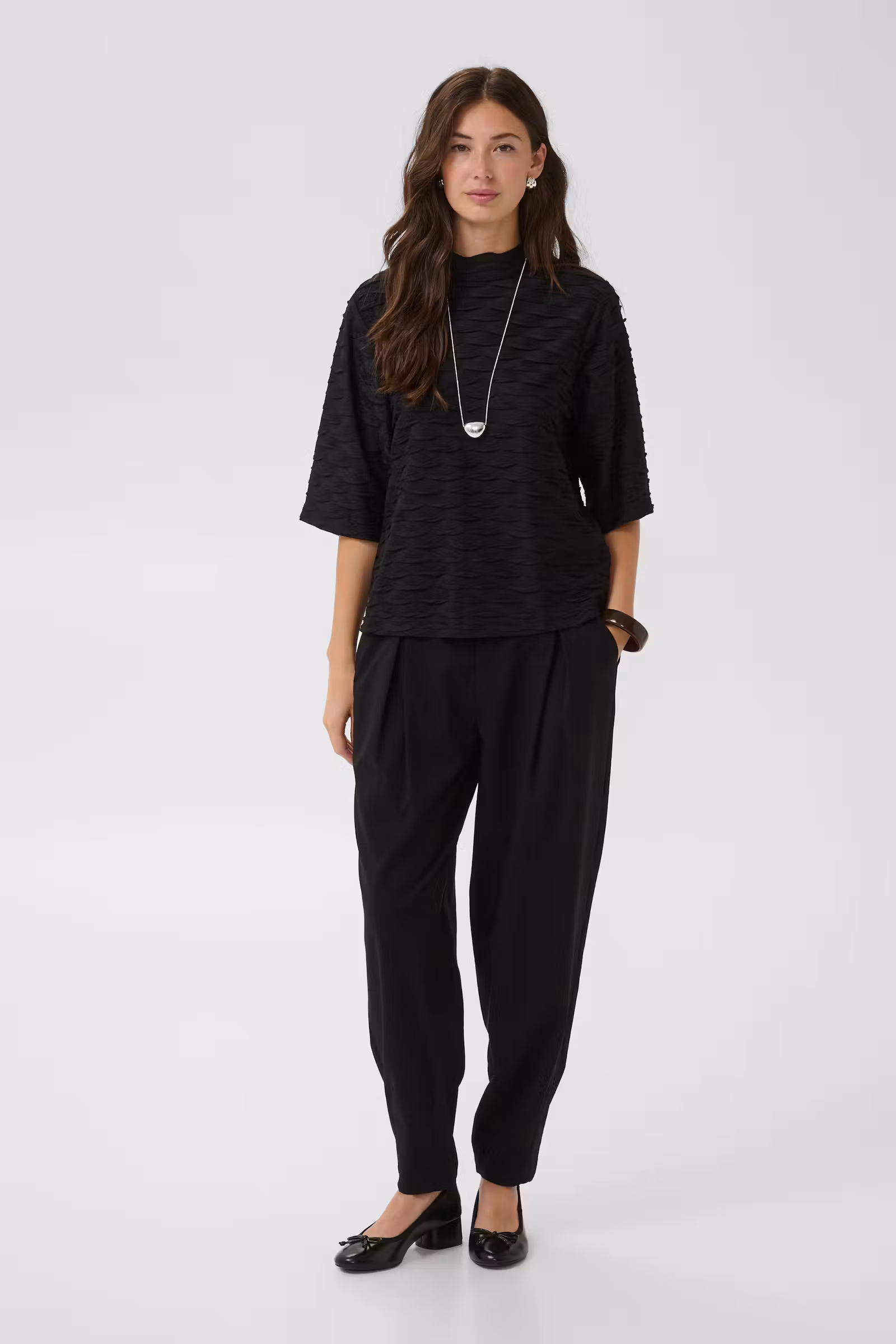 Culture Catrin T-shirt Black Lurex - 2