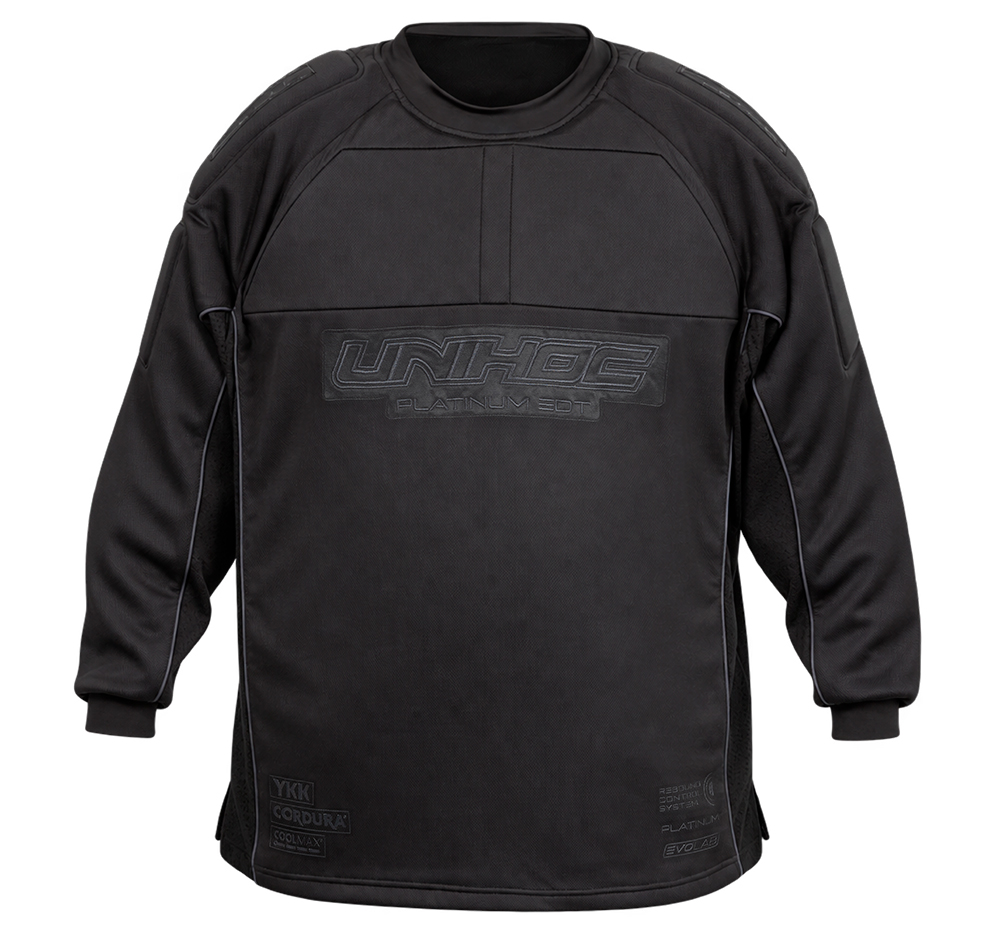 Unihoc Goalie Sweater Evolab Platinum edt black/graphite