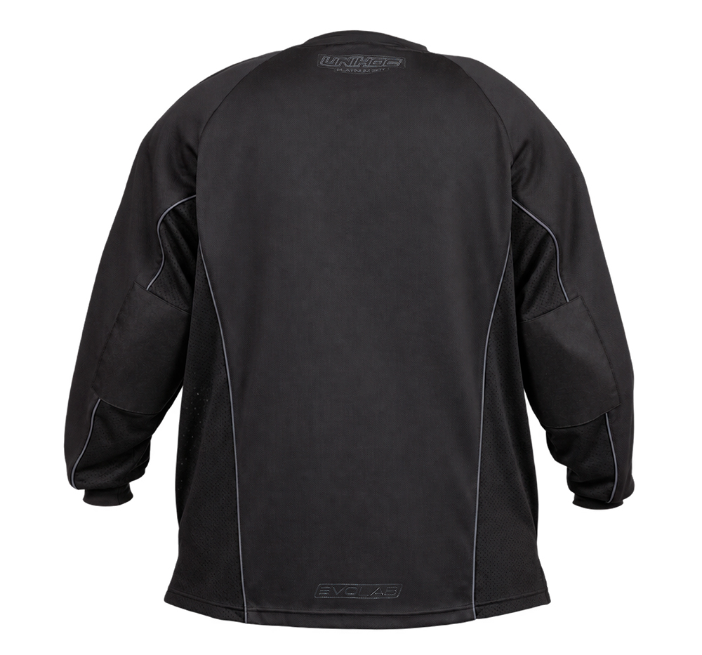 Unihoc Goalie Sweater Evolab Platinum edt black/graphite - 2