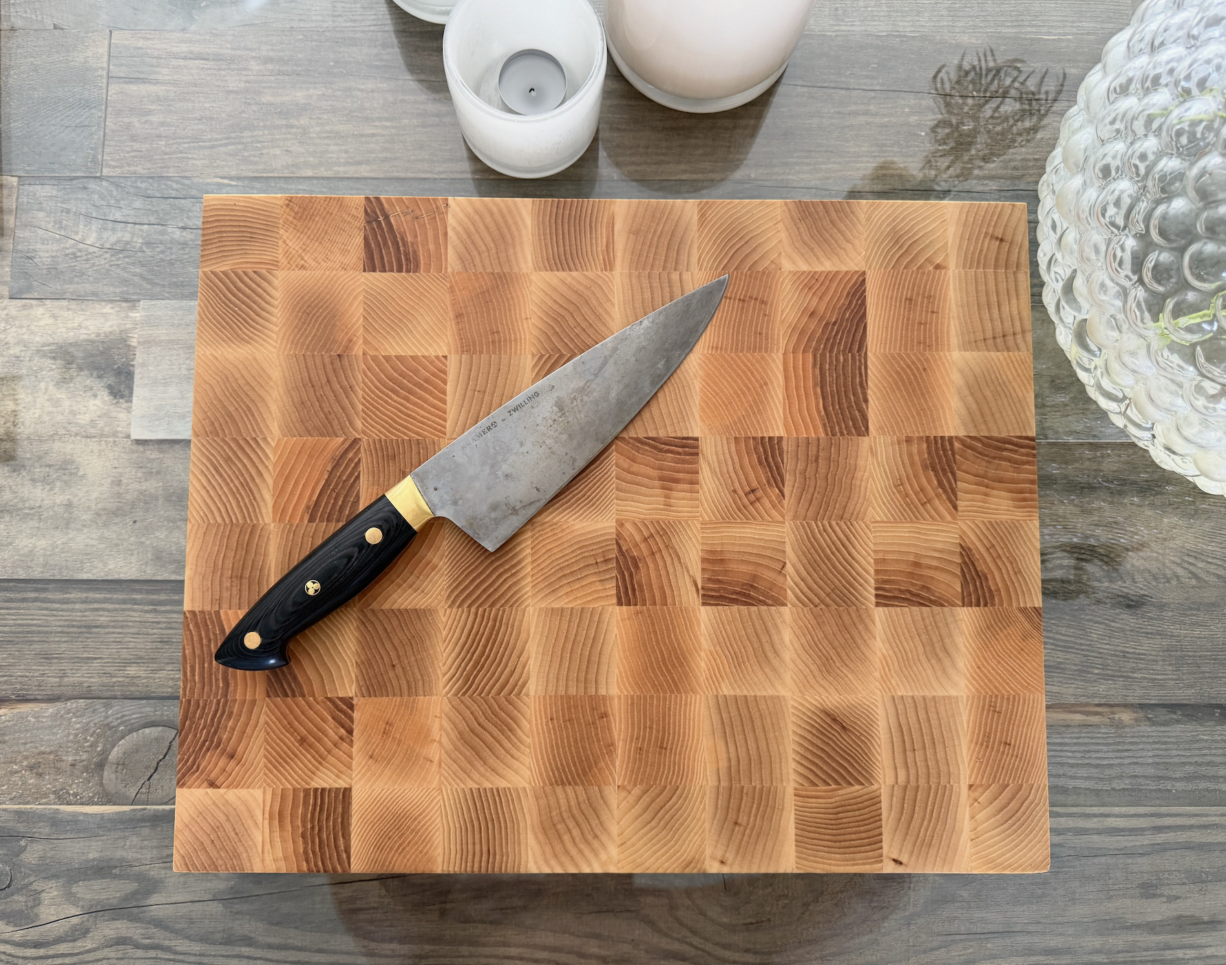 Stock & Stål Slaktarblock/Skärbräda Ask 45 cm - 5