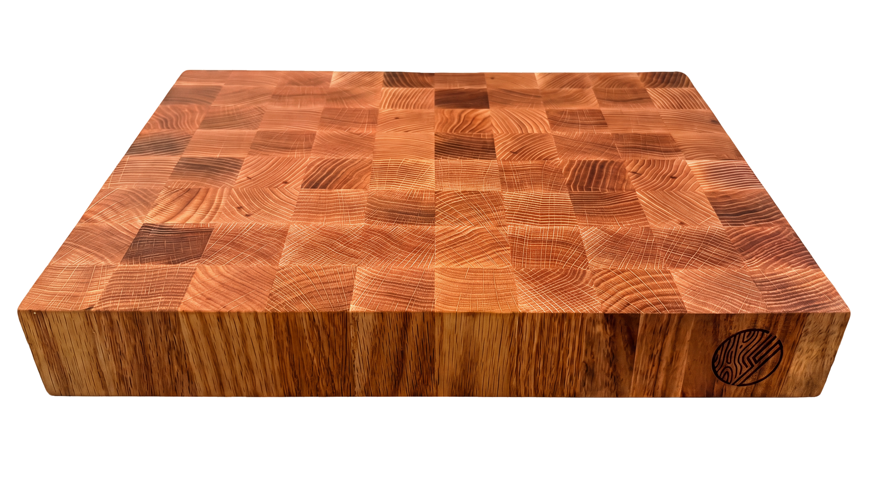 Stock & Stål Slaktarblock/Skärbräda Röd Ek 45 cm