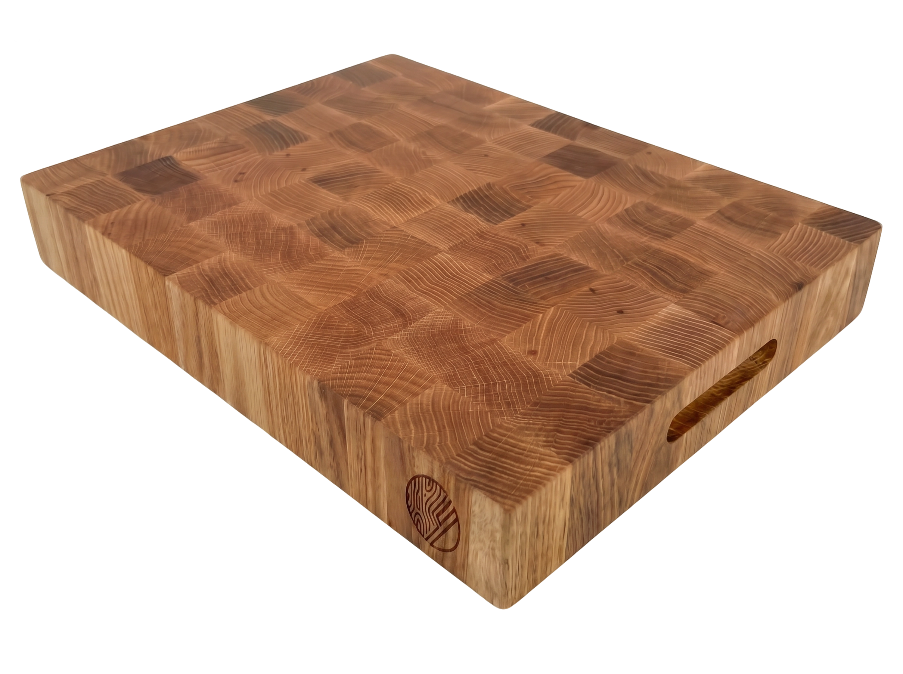 Stock & Stål Slaktarblock/Skärbräda Röd Ek 45 cm - 2
