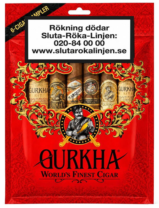 Gurkha Nicaragua Red Toro Humibag - 6 Cigarrer