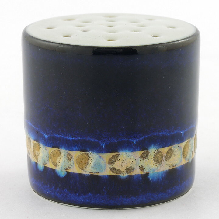 Inge-Lise Koefoed (Tenera 1958) Round Shaker with Colorful Decor 4 cm #582-2957 (2)