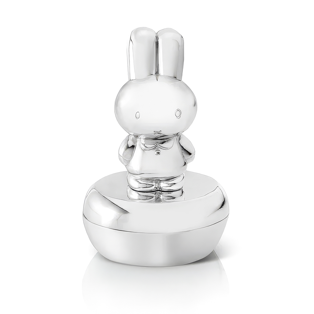 Tand och hårlocksdosa Miffy stående, 6x3,5cm