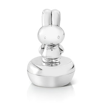 Tand och hårlocksdosa Miffy stående, 6x3,5cm
