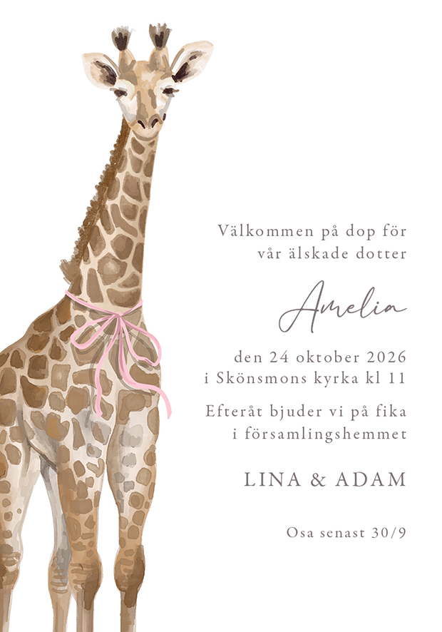 Giraff dopkort