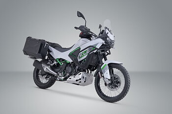 TRAX ADV aluminium case system Silver. 37/37 l. Kawasaki KLE500/KLE500 SE (26-).