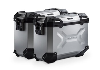 TRAX ADV aluminium case system Silver. 37/37 l. Kawasaki KLE500/KLE500 SE (26-).