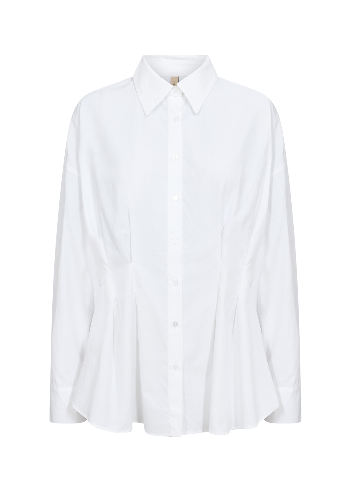 SC-NETTI 145 Shirt Figursydd Vit Skjorta - 4