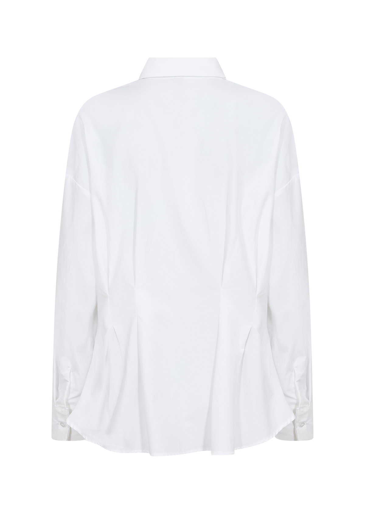 SC-NETTI 145 Shirt Figursydd Vit Skjorta - 5