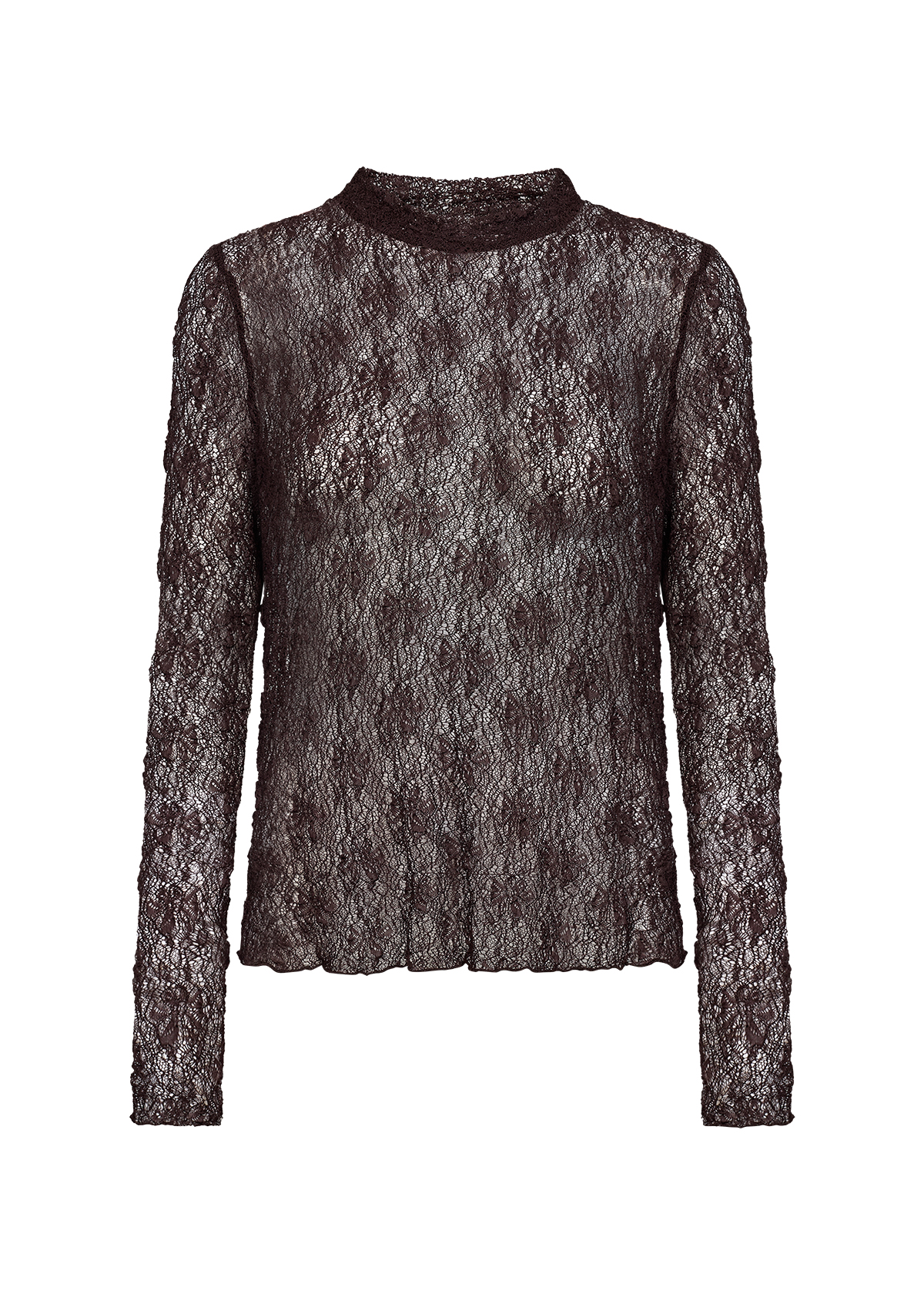 SC-JABINA 1 Blouse Långärmad  Brun Top - 4