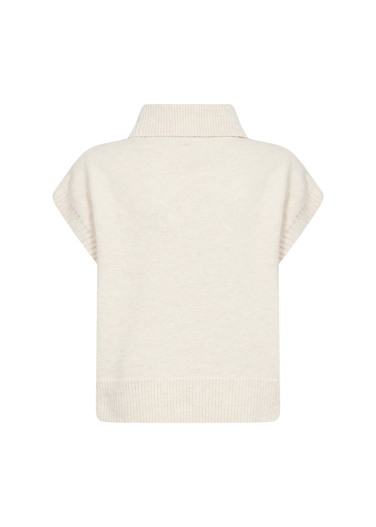 SC-JOYA 2 Waistcoat Stickad Väst med Krage - 5