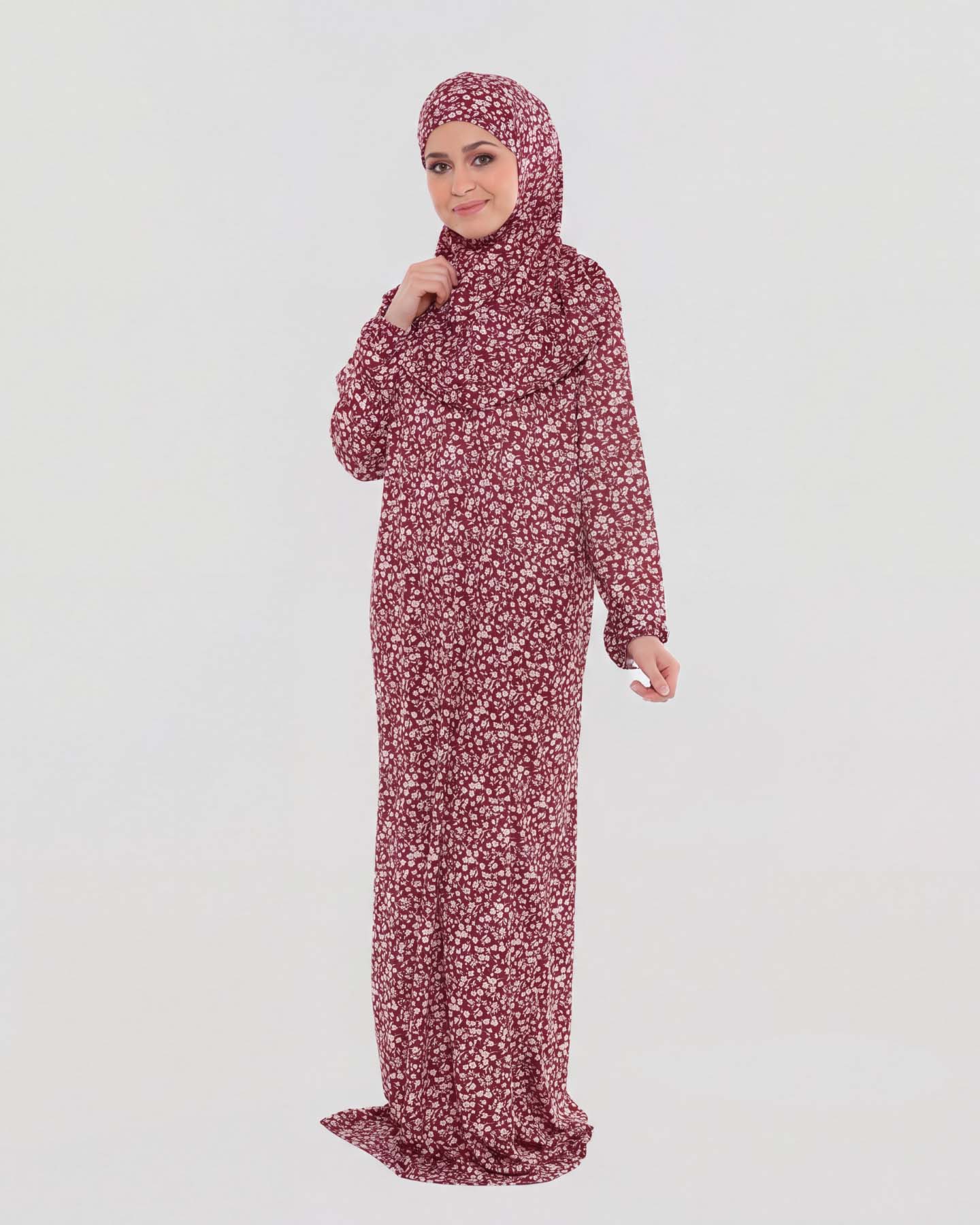 Prayer Clothes Duaa - Maroon