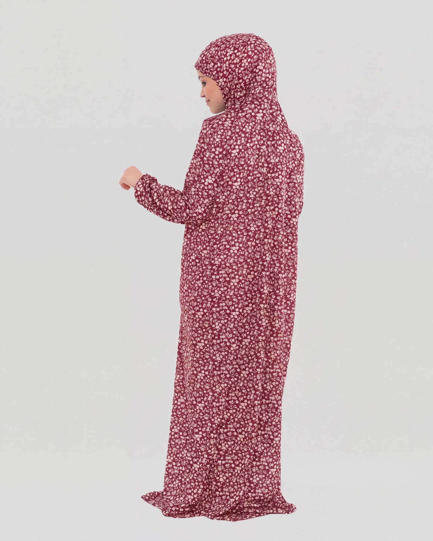 Prayer Clothes Duaa - Maroon - 2
