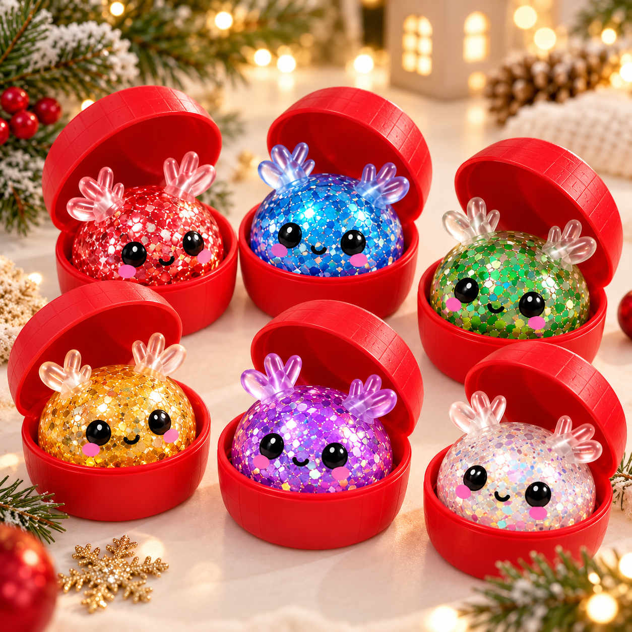 Christmas Sugar Dumpling Squishy