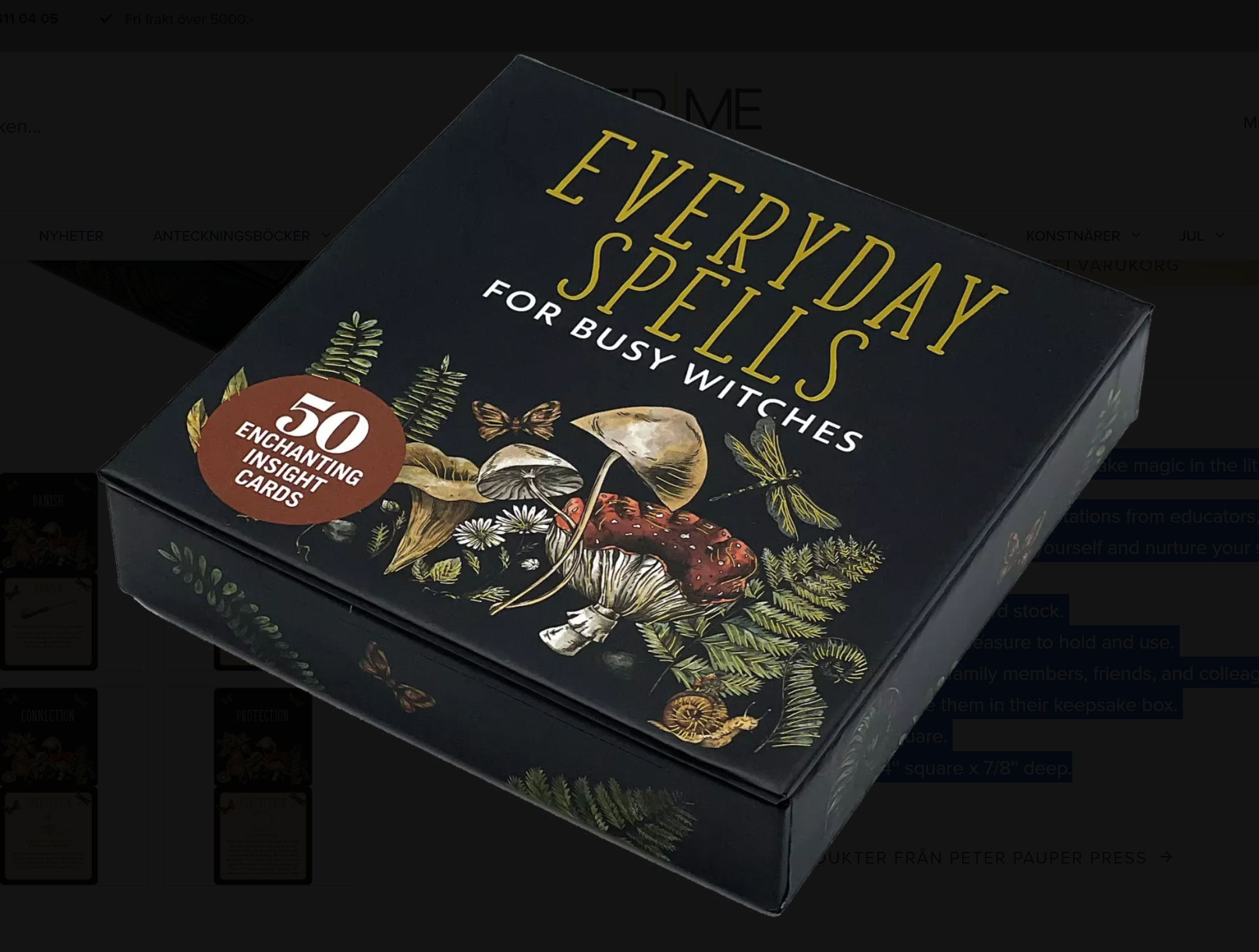 Everyday Spells For Busy Witches - Insight cards
