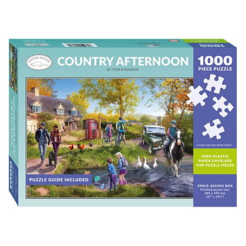 Pussel Otter House Hästmotiv Country Afternoon 1000 Bitar