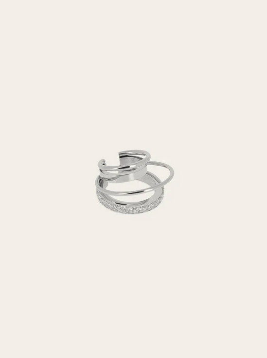 Eclipse Earcuff - Silver