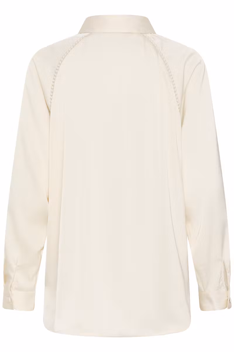 Culture Satin Shirt Whitecap - 4