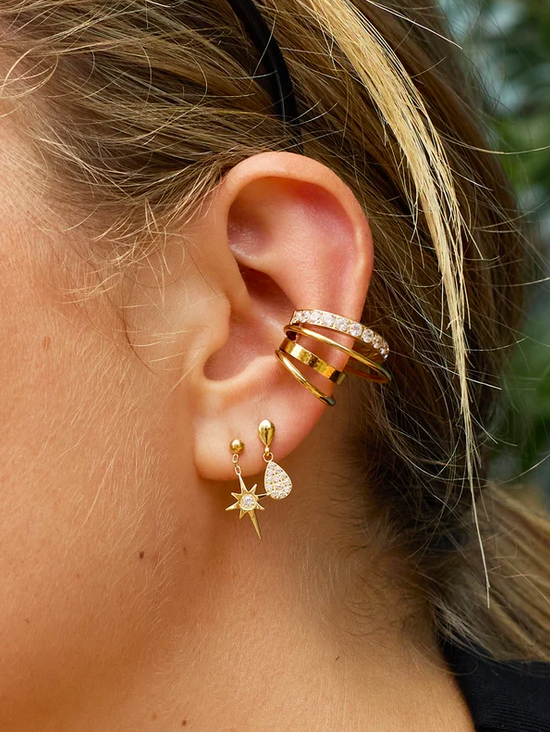 Eclipse Earcuff - Guld