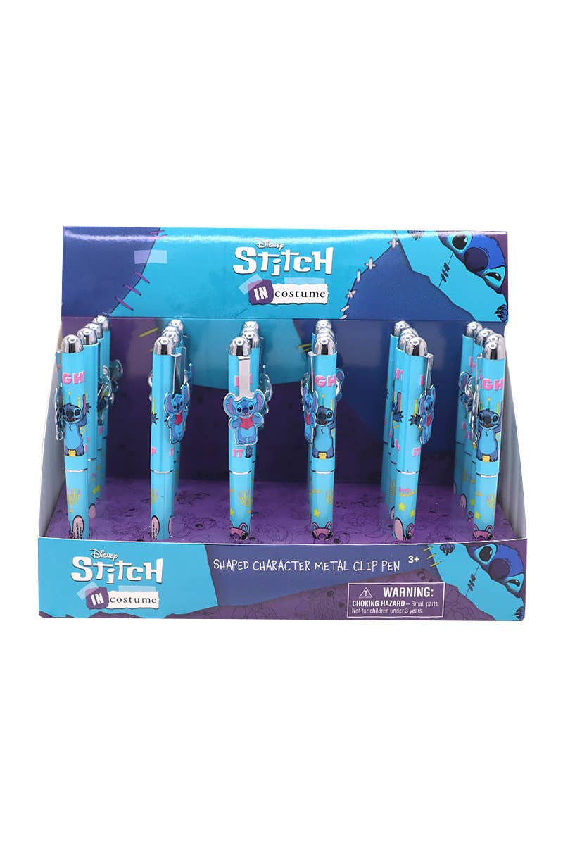 Disney Stitch Character Metal Clip Pen - 2