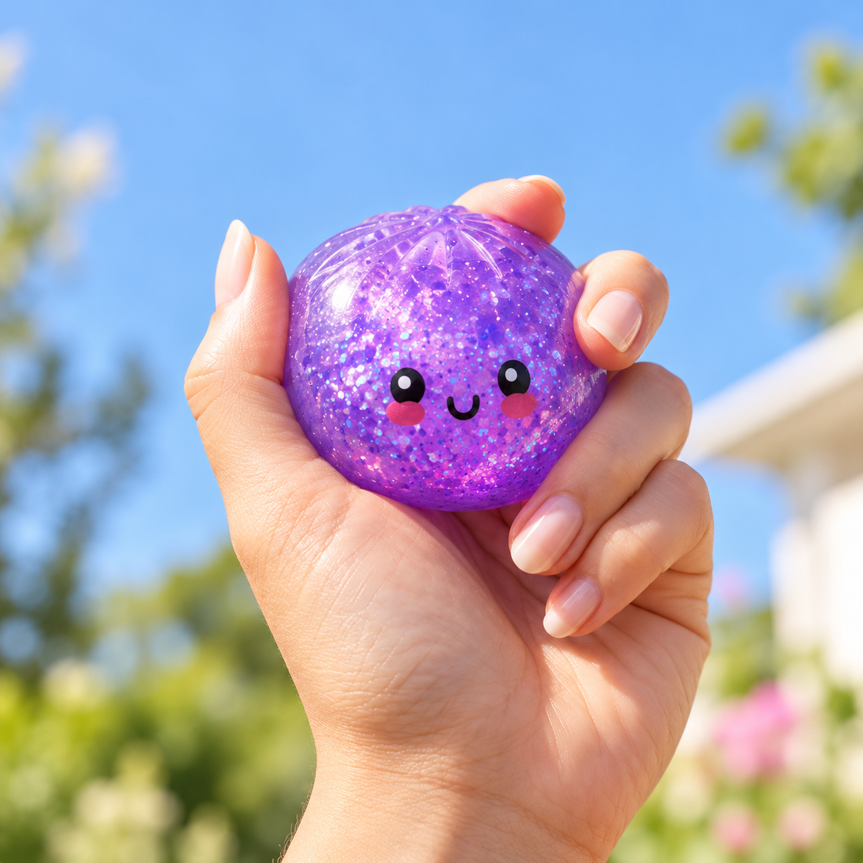 Glitter Dumpling in Steamer 10cm - 2