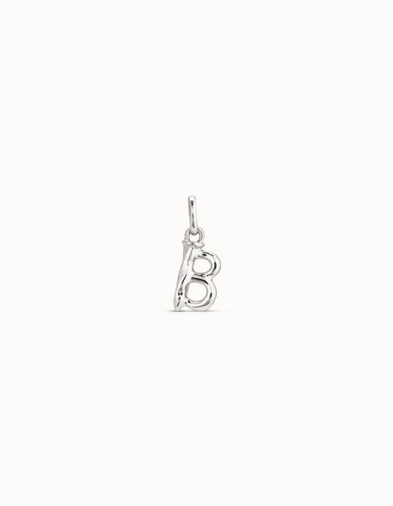 Medium B Initial Berlock - Silver