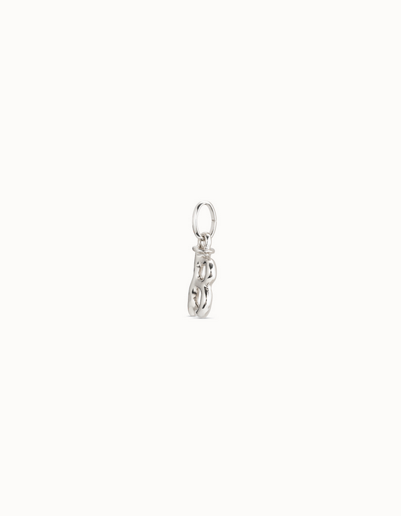 Medium B Initial Berlock - Silver