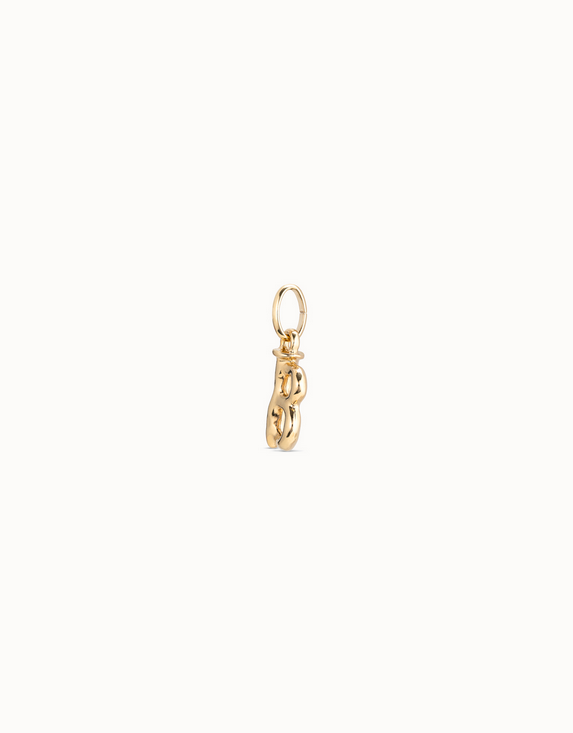 Medium B Initial Berlock - Guld